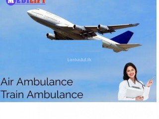 Use Air Ambulance from Patna to Delhi by Medilift with Highly Trained MD Doctors